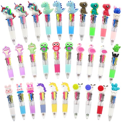 Consigue ahora VICHOS Detalles Cumpleaños Niños 30 Bolígrafo Multicolor 4 en 1 Bolígrafos Retráctiles Animales Regalos Cumpleaños Niños Colegio Bolígrafos Ideas para regalar Divertidos para Fiestas Infantiles Ofertas 2024 | regaloscumple.com
