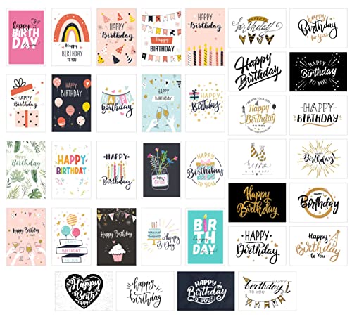 Comprar Edition Seidel Juego 36 tarjetas cumpleaños postales felicitación cumpleaños para hombre y mujer con refranes en alemán Cumpleaños Rebajas 2024 | regaloscumple.com