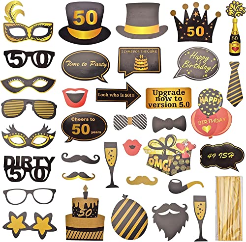 Top Precios AIBAOBAO Cumpleaños Booth 35 Kit 1 Photocall Selfie Decoración DIY, Fotocall, Cabina