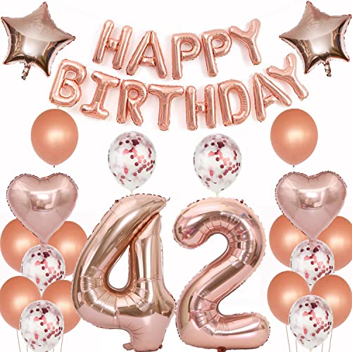 Comprar Globos 42 años decoración cumpleaños oro rosa mujer 42 decoración cumpleaños 42 Promoción años deco mujer globo lámina oro rosa 42 cumpleaños deco mujer feliz cumpleaños 42 años cumpleaños globo mujer (42) Ofertas 2024 | regaloscumple.com