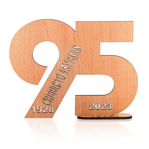 Consigue ahora Giftota - 2023 Tarjeta felicitacion 95 años Cumpleaños Regalos - Aniversario Bodas Regalos - DIY Ideas Originales Postal Cartel Cumpleaños - Madera Libro Visitas - 1928-2023(95th) Ofertas 2024 | regaloscumple.com