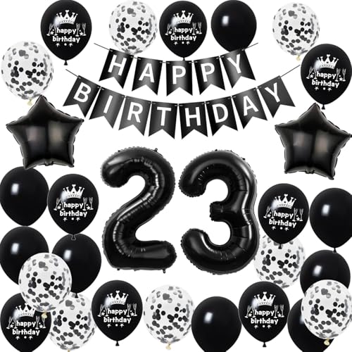 Consigue ahora Decoración 23 Ideas para regalar Años cumpleaños Mujer Hombre negro decoración globos 23 cumpleaños Mujer decoración cumpleaños 23 Años Hombre negro deco globos 23 cumpleaños Hombre cumpleaños decoration 23 años Top Precio 2025 | regaloscumple.com