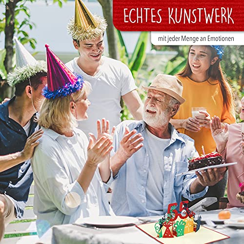 Comprar ahora LINPOPUP® LIN17370 tarjeta POP UP – Tarjeta de cumpleaños 3D