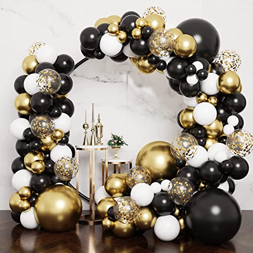Comprar Kit Arco Globos Oro Negro Victse 133 Pcs Kit Guirnalda Globo Oro Negro con Globos Látex Navidad Confeti para Decoraciones Fiestas Fiesta Cumpleaños Aniversario Graduación Celebraciones Top Precio 2023 | regaloscumple.com