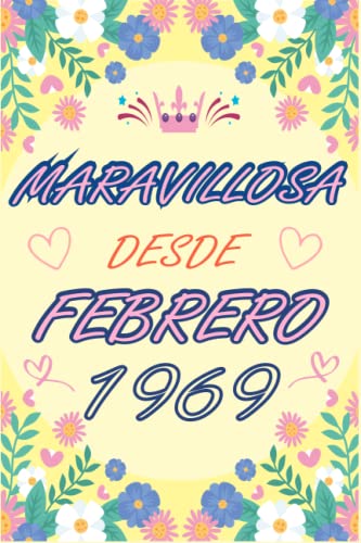 Consigue ahora CUADERNO MARAVILLOSA DESDE BlackFriday FEBRERO 1969: Regalo 54 cumpleaños para mujeres y hombres ideas 54 cumpleaños... un cumpleaños... divertido ... regalo 54 cumpleaños para él/ella. Ofertas 2024 | regaloscumple.com