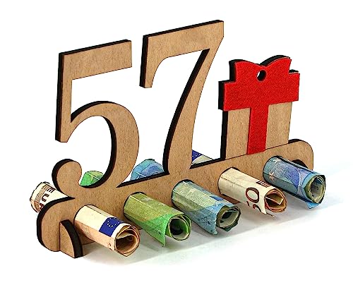 Consigue ahora Giftota Regalo Madera para 57 Cumpleaños - Libro Visitas Letrero Ideas para regalar Madera 57 Años para Hombres y Mujeres - Regalo Dinero Madera - Decoración Madera para Amigos y Familiares Rebajas 2025 | regaloscumple.com