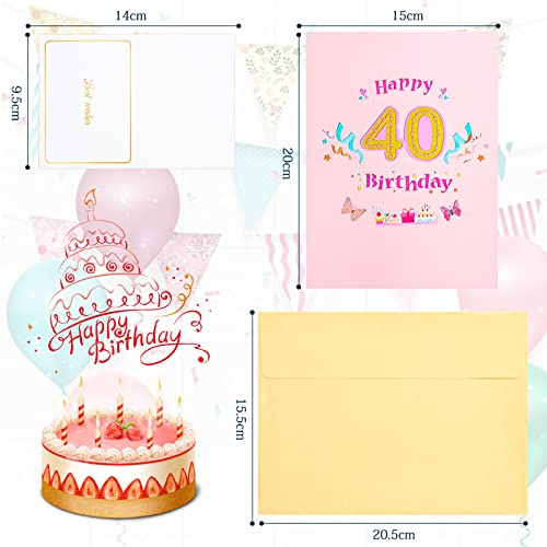 Ofertas Joyoldelf 40. Tarjeta   cumpleaños  tarjeta   felicitación desplegable  tarjeta   felicitación 3D  tarjeta   felicitación   cumpleaños  tarjetas   cumpleaños con sobre para mujeres  madres