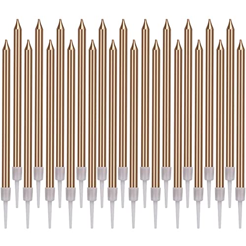 Oferta LUTER Velas Cumpleaños Oro Velas Cirios Portavelas Decoración Banquete Cumpleaños Piezas)