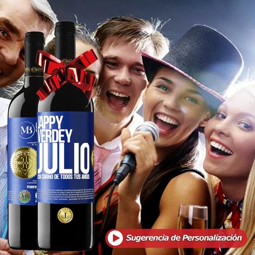 Oferta Flash Mejor es dejas años empiezas cumplir Mensaje una Vino Reserva Meses Gift Etiqueta PERSONALIZABLE