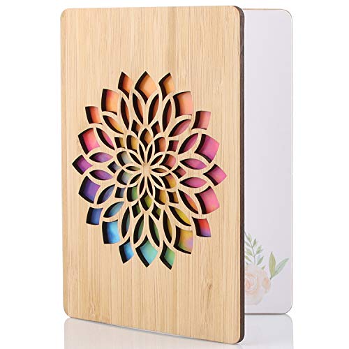 Consigue ahora EKKONG Tarjeta felicitación una tarjeta felicitación bambú hecha a mano que se puede utilizar como regalo para cumpleaños San Valentín bodas día la Navidad madre y ocasiones especiales (D Ofertas 2023 | regaloscumple.com
