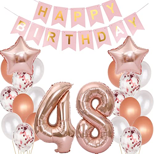 Consigue BlackFriday ahora Decoración globos 48 cumpleaños Rosa Oro globo 48 años cumpleaños Mujer globos 48 Años Decoracion Cumpleaños Mujer decoracion cumpleaños 48 años Mujer Globos 48 Años Cumpleaños Mujer Rosa Oro Ofertas 2025 | regaloscumple.com