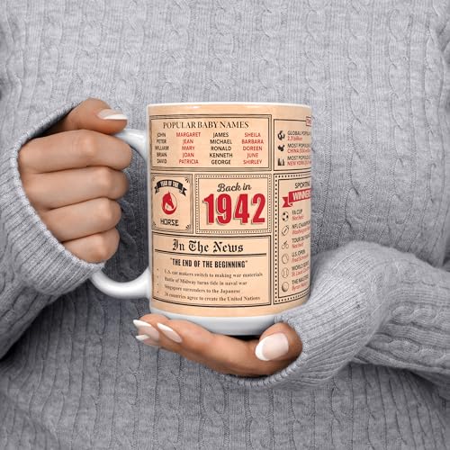 Oferta Flash Mug Monster - Regalo   cumpleaños 81 – Taza   vuelta en 1942 en este año  regalo para hombres y mujeres  regalos   cumpleaños para mujeres  regalos   cumpleaños para hombres  81 aniversario  taza