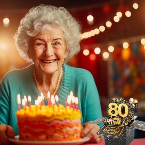 Ofertas de última hora Tarjeta Cumpleaños Años Up Tarjeta Regalo Creativo Cumpleaños Familias