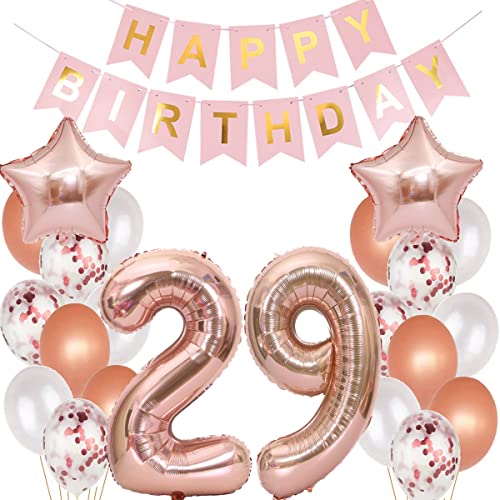 Comprar BlackFriday Decoración globos 29 cumpleaños Rosa Oro globo 29 años cumpleaños Mujer globos 29 Años Decoracion Cumpleaños Mujer decoracion cumpleaños 29 años Mujer Globos 29 Años Cumpleaños Mujer Rosa Oro Ofertas 2023 | regaloscumple.com