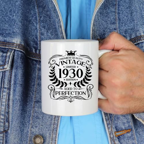 Comprar en Amazon Always Looking Good Regalo   cumpleaños número 95 para hombres vintage   1930  taza   regalo para los amantes del café  taza   té  regalo para niños   95 años  taza   café   11 onzas  divertida