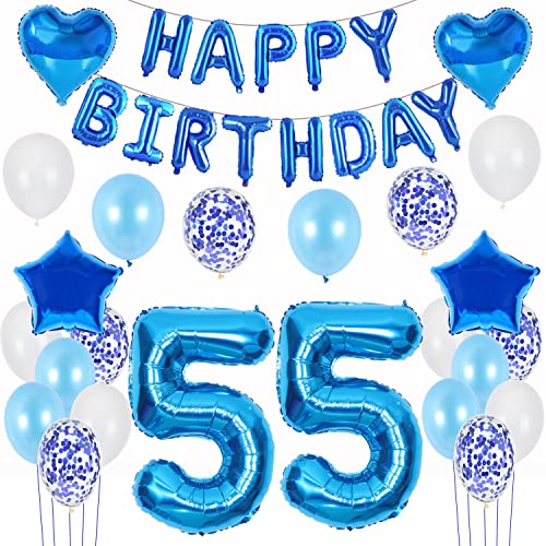 Oferta Globos cumpleaños hombre decoración 55 decoración hombre globos cumpleaños guirnalda 55 cumpleaños hombre