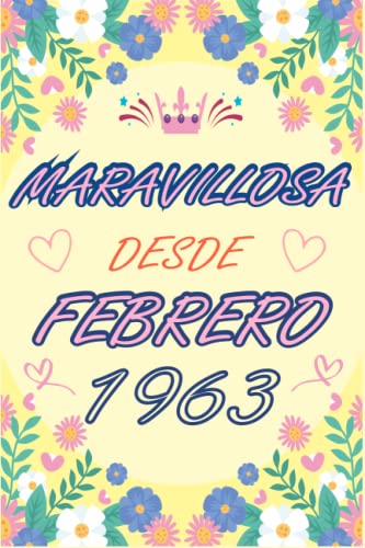 Comprar CUADERNO MARAVILLOSA DESDE FEBRERO 1963: Regalo 60 cumpleaños para mujeres y hombres ideas 60 cumpleaños... un cumpleaños... divertido ... regalo Cumpleaños 60 cumpleaños para él/ella. Ofertas 2024 | regaloscumple.com