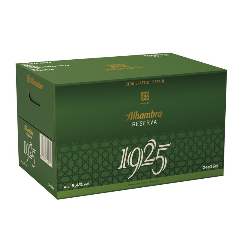 Ofertas de última hora Alhambra Reserva 1925 Cerveza Extra de Fermentación Lenta Pack de