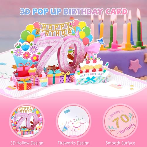 Top Precios Joyoldelf cumpleaños años, felicitación 3D, felicitación tarjetas cumpleaños sobre madres,