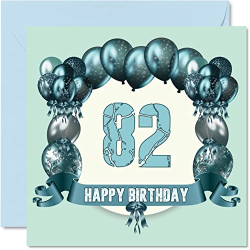 Comprar Divertidas tarjetas cumpleaños 82 para hombres globos cumpleaños tarjeta feliz cumpleaños para papá tío abuelo Cumpleaños tía tarjetas felicitación 145 mmx145 mm tarjeta cumpleaños 82 Top Precio 2024 | regaloscumple.com