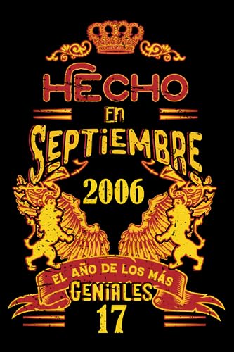 Comprar Hecho En Septiembre 2006 El Año De Los Más Geniales: 17 BlackFriday Aniversario Cuaderno personalizado 17 años regalos Feliz 2006 cumpleaños ideas regalos Rebajas 2024 | regaloscumple.com