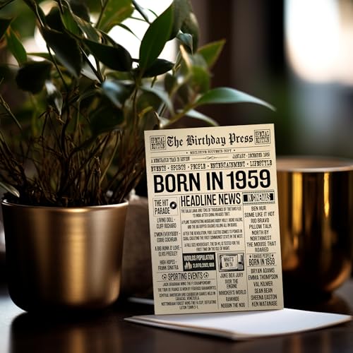 Ofertas en regaloscumple.com Tarjetas de cumpleaños número 65 para mujeres y hombres –