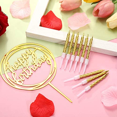 Top Precios Pastel oro piezas adorno feliz suministros pasteles, piezas total