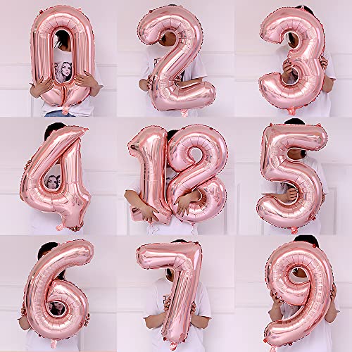 Comprar en Amazon 15 51 Oro Rosa, Gigante Numeros 0 1 2 3 4