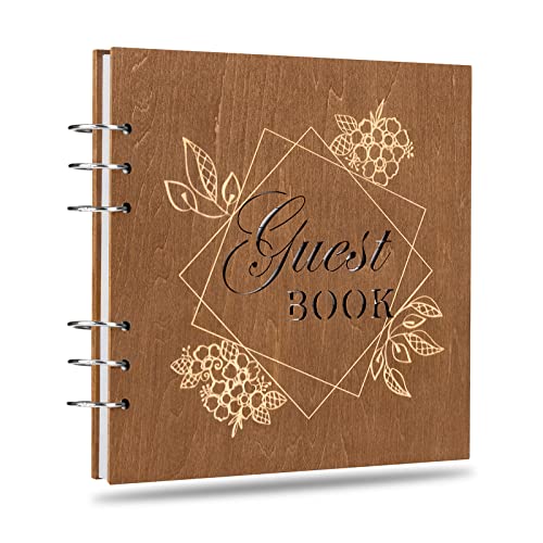 Consigue ahora Creawoo Libro Visitas Boda Madera Memoria Foto Libro Regalos Visitas Álbum Firma Libro Visitas con 90 Páginas Forradas Blancas para Recepción Boda Despedida Soltera Rebajas 2024 | regaloscumple.com