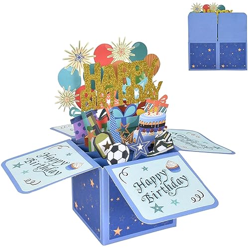 Consigue ahora Tarjeta Cumpleaños Pop-Up Tarjeta Felicitacion Cumpleaños 3D Catálogo Pop Up con Sobre y Tarjetas Notas Tarjeta Felicitacion Pop-Up Happy Birthday Postal Regalo a Familias Amigo Niños (A) Rebajas 2023 | regaloscumple.com