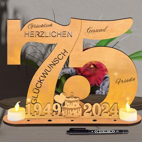 Consigue ahora Inyeskon 2023 Cartel madera con libro visitas cumpleaños para mujeres y hombres 2 velas LED sin llama Navidad funciona con pilas libro visitas cumpleaños como regalo personalizado (75) Top Precio 2024 | regaloscumple.com
