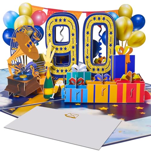 Consigue ahora Magic Ants Tarjeta Catálogo felicitación 3D 90 años aniversario 90 años Rebajas 2025 | regaloscumple.com