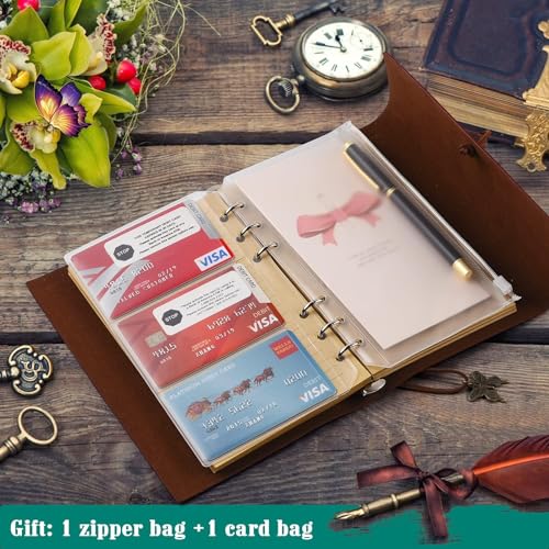 Top Precios Diario   cuero  Cuaderno recargable para mujeres y niñas  libretas bonitas libreta pequeña diario   viaje retro forrado regalos para chicas A6 13 x 18 5 cm (azul)