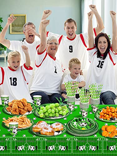 Mejores precios Pcs Futbol Vajilla Cumpleaños, Decoracion Cumpleaños Futbol, Platos Vasos Servilletas, Futbol