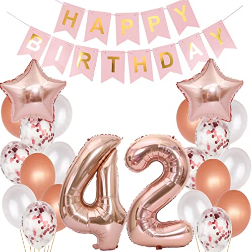 Consigue ahora Decoración globos 42 cumpleaños Rosa Oro globo 42 años cumpleaños Mujer Catálogo globos 42 Años Decoracion Cumpleaños Mujer decoracion cumpleaños 42 años Mujer Globos 42 Años Cumpleaños Mujer Rosa Oro Rebajas 2024 | regaloscumple.com