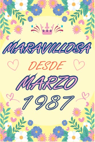 Consigue Ideas para regalar ahora CUADERNO MARAVILLOSA DESDE MARZO 1987: Regalo 36 cumpleaños para mujeres y hombres ideas 36 cumpleaños... un cumpleaños... divertido cuaderno ... regalo 36 cumpleaños para él/ella. Ofertas 2024 | regaloscumple.com