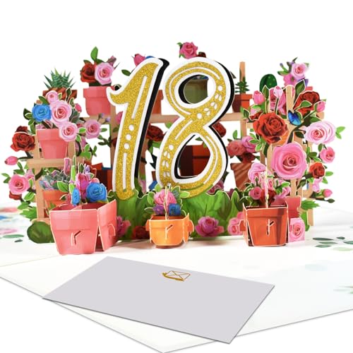 Comprar Magic Ants Tarjeta Cumpleaños aniversario tarjeta cumpleaños aniversario boda tarjeta felicitación 3D tarjeta cumpleaños 18 años tarjeta felicitación con ramo rosas (18) Rebajas 2024 | regaloscumple.com
