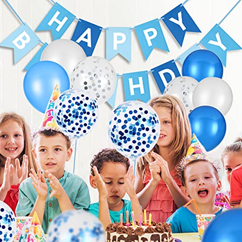 Ofertas en regaloscumple.com Vicloon Cumpleaños Decoracion de Fiesta Temática AzulCumpleaños para Fiesta con