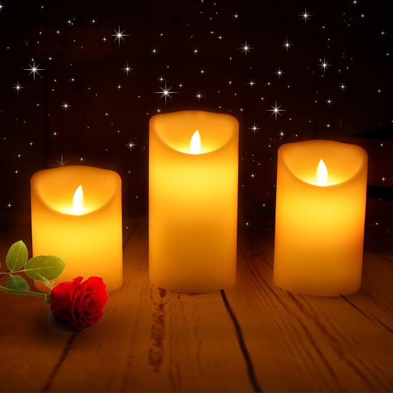 Mejores precios Flintronic LED sin Vela con Remoto Función Φ 10cm/12.5cm/15cm, LED Hogar-Blanco