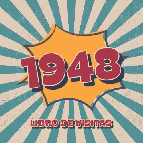 Comprar 1948 Libros Visitas: Libro visitas para fiestas cumpleaños estilo retro Promoción para que la familia y los amigos inserten saludos y mensajes | 100 páginas | Vol 3 Rebajas 2023 | regaloscumple.com