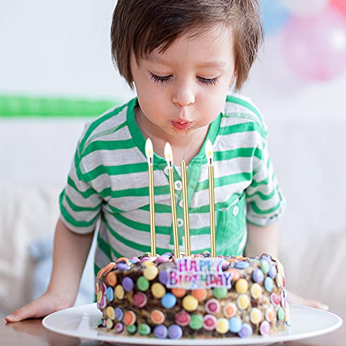 Ofertas en regaloscumple.com Vela 24 Velas Velas Cupcakes Soportes, Doradas y Cumpleaños, Fiesta, 13cm