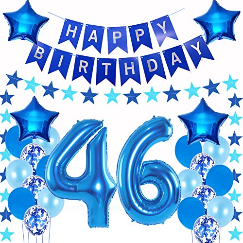 Consigue ahora Globos 46 compleanno hombre decoración compleanno 46 hombre azules globos foil Ideas para regalar 46 compleanno hombre decoracion 46 compleanno hombre decoracion azul banderola 46 compleanno hombre decoración Top Precio 2024 | regaloscumple.com
