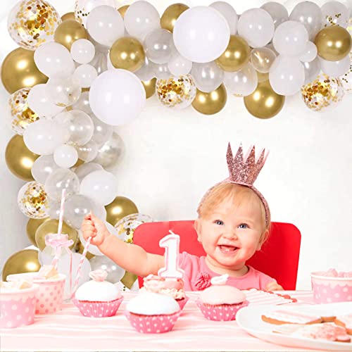 Ofertas en regaloscumple.com 70 Piezas Globos Dorados Globos Metalizados   Confeti Dorado Blancos Globos Helio para Cumpleaños Bodas Aniversario Bautizos Comunion Baby Shower Graduacion Fiesta Decoracion (Oro)