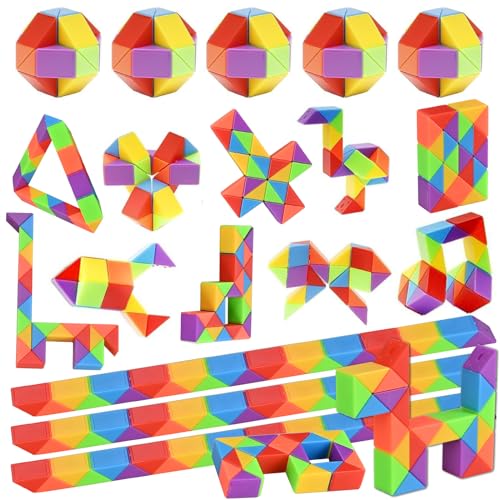 Consigue ahora GOLDGE 15pcs Mini Magic Snake Cube Serpiente Magica Cubo Mágico Serpiente Regalos Colegio Detalles Cumpleaños Niños Regalos para Ideas para regalar Niños Regalos Cumpleaños Niños Colegio Rebajas 2024 | regaloscumple.com
