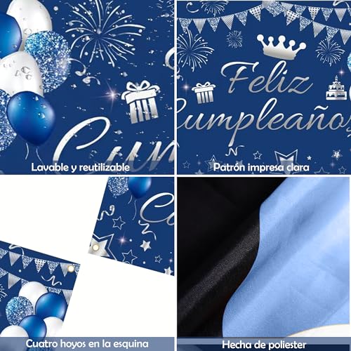 Ofertas en regaloscumple.com ® Feliz en medidas Poliester 12 | fiesta | Feliz | |