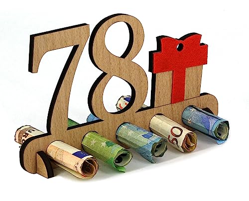 Consigue ahora Giftota Regalo Cumpleaños Madera para 78 Cumpleaños - Libro Visitas Letrero Madera 78 Años para Hombres y Mujeres - Regalo Dinero Madera - Decoración Madera para Amigos y Familiares Rebajas 2025 | regaloscumple.com