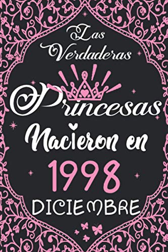 Comprar Las Verdaderas Princesas Nacieron en 1998 Diciembre: Regalo cumpleaños 22 años para mujeres cuaderno forrado cuaderno cumpleaños regalo ... niñas tía novia 6 * 9 pulgadas BlackFriday 120 pagina Ofertas 2025 | regaloscumple.com