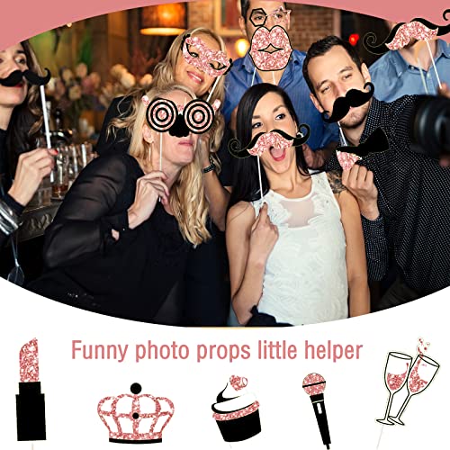 Ofertas en regaloscumple.com Piezas Props Sombreros, Photo Props,Accesorios Fiesta Boda Navidad, Rosa)