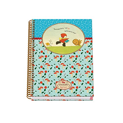 Comprar Cuaderno espiral A5 Tapa dura 100 hojas - Santoro - Poppi Loves Cumpleaños - Catch Me Rebajas 2024 | regaloscumple.com