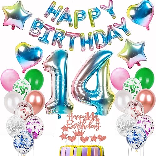 Consigue ahora Decoración globos 14 cumpleaños niña Rosas 14 Años Decoracion Cumpleaños niña topper tarta 14 Años Decoracion Cumpleaños niña Rosas Decoracion 14 Promoción Cumpleaños Globos cumpleaños 14 años niña tarta Ofertas 2024 | regaloscumple.com